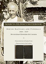 Portrait of Marco Zilinsci and Notebook cover